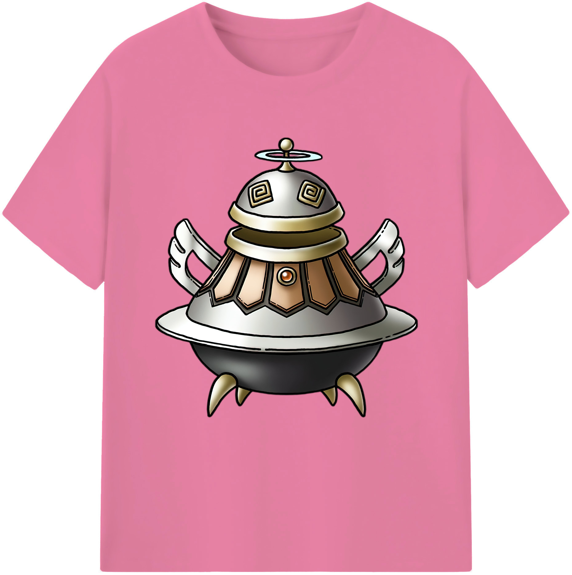 （画像用） ドラゴンクエスト Doragon Kuesuto Dragon Quest 綿100％半袖Tシャツ（フロントプリント）